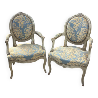 Fauteuil style Louis XV