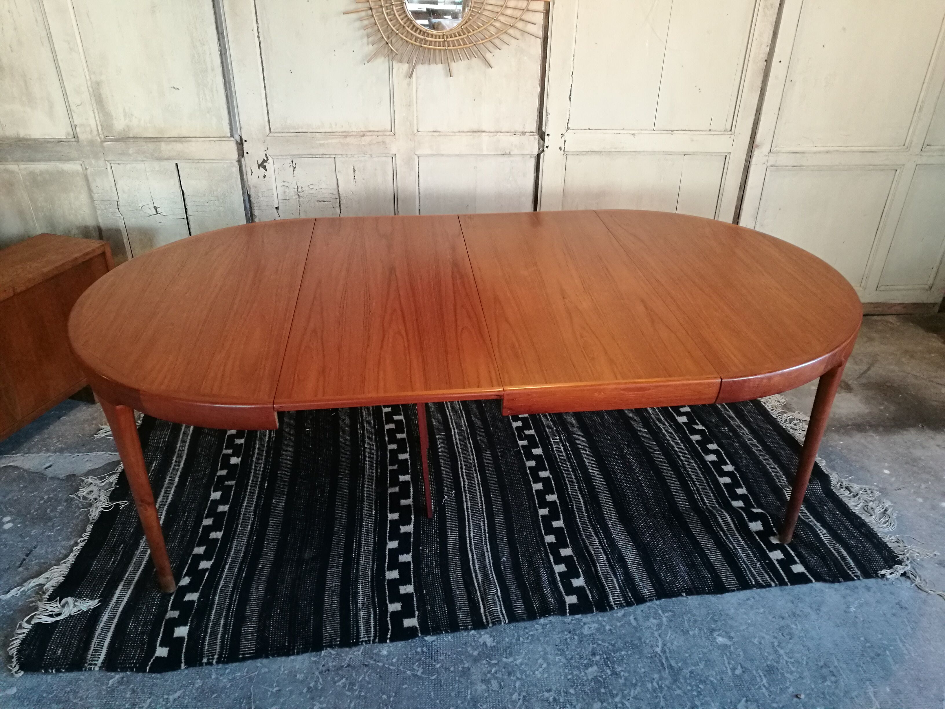 Danish teak table by Kofod Larsen for Faarup Møbelfabrik