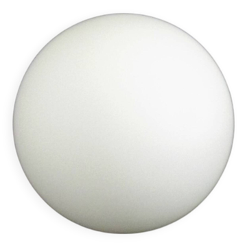 French Vintage White Opaque Matt Glass Medium Replacement Glass Globe Shade
