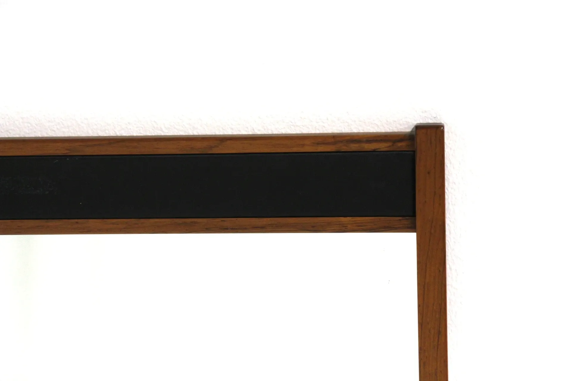 Scandinavian mirror in rosewood and leather, Sweden, 1960, 115cm x 57cm