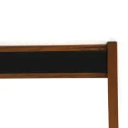 Scandinavian mirror in rosewood and leather, Sweden, 1960, 115cm x 57cm