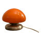 Orange mushroom lamp