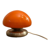 Orange mushroom lamp