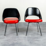 Set of 4 Conference chairs by Eero Saarinen for Knoll