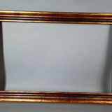 Gilded wood frame gold leaf antique finish 70x47 for painting 61x38 cm SB