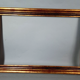 Gilded wood frame gold leaf antique finish 70x47 for painting 61x38 cm SB