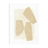 Peinture sur papier illustration abstraite datée et signée Eawy sans cadre M270