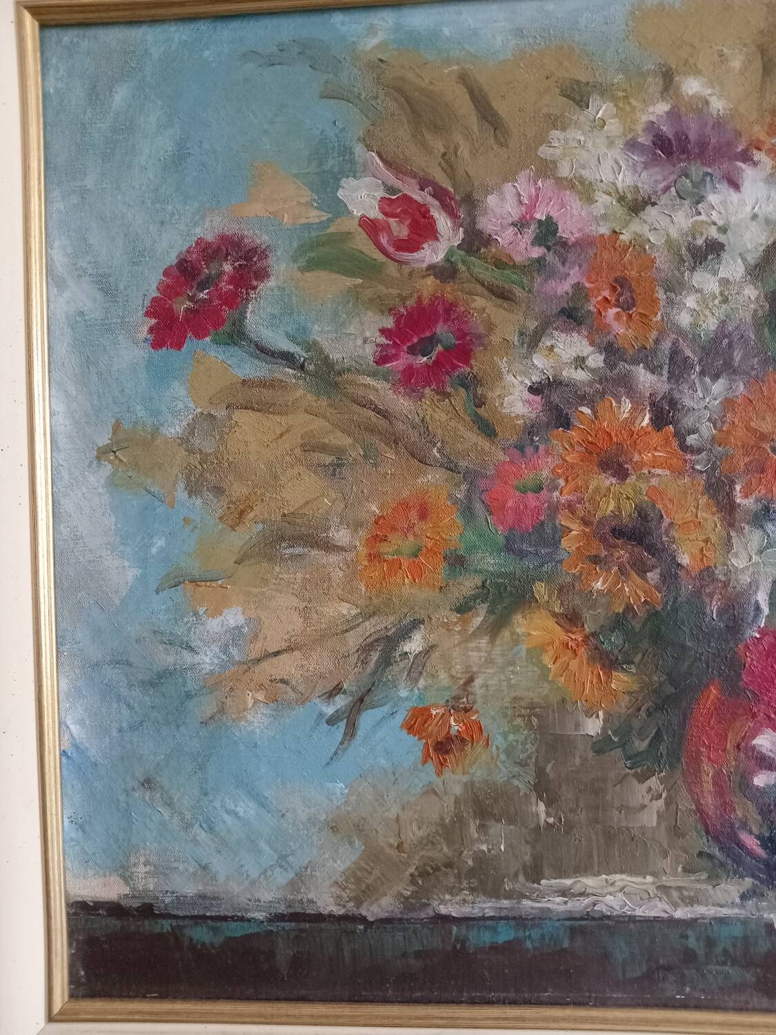 Oil painting, bouquet