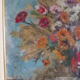 Peinture à l'huile, bouquet