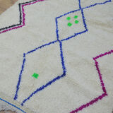 Tapis berbère zig zag 254 x 150 cm