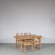 Ensemble de salle à manger en bois de chêne des années 1970 par Moller, Danemark