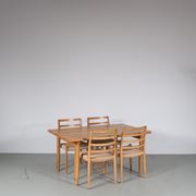 Ensemble de salle à manger en bois de chêne des années 1970 par Moller, Danemark