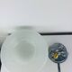 Domec XL speckled glass ball applique by Vianne, hemisphere, ceiling light.