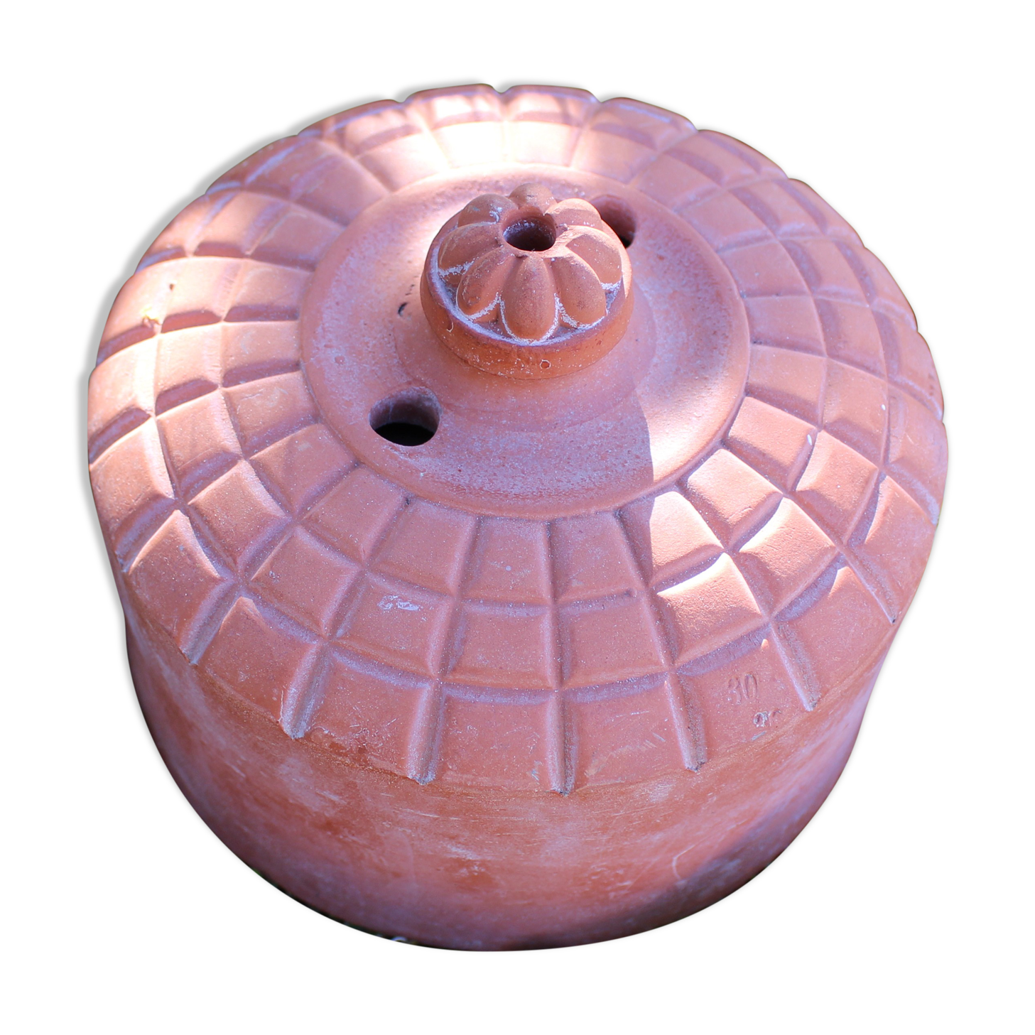 Terracotta cheese bell