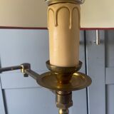 Brass reading floor lamp