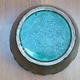 Cache pot in faience of Orchies, 50s