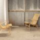 2x Bruno Mathsson "Eva" Lounge Chair by Dux, Sweden