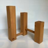 Scandinavian wooden candle holder