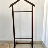 Wooden valet on wheels