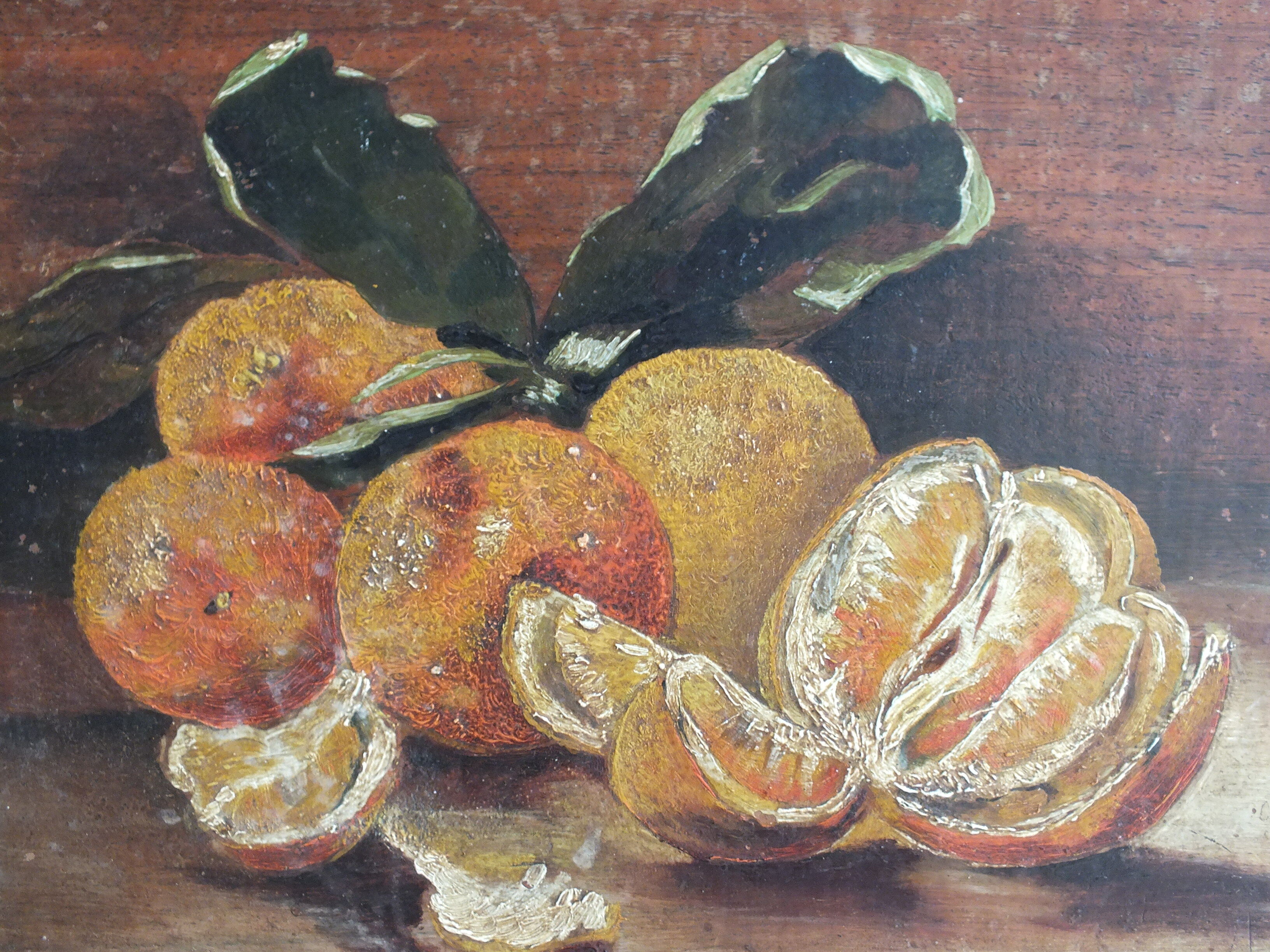 Still life with oranges by Derycksen