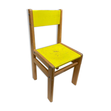 Children's chair vintage kindergarten