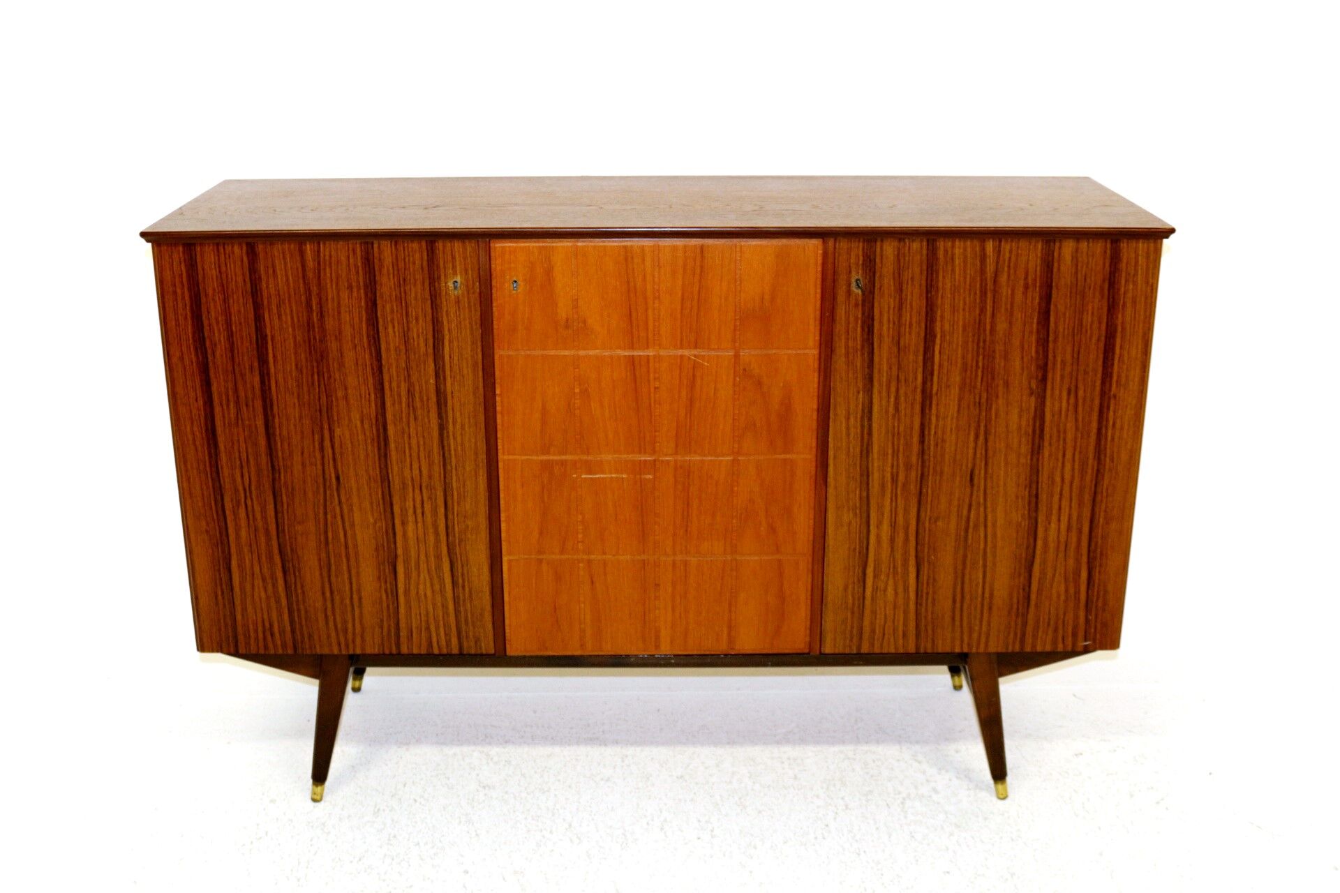 Commodity-enfilade, teak and rosewood Suede 1950