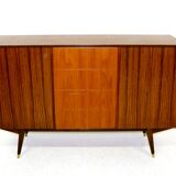 Commode-enfilade en teck et palissandre Suède 1950