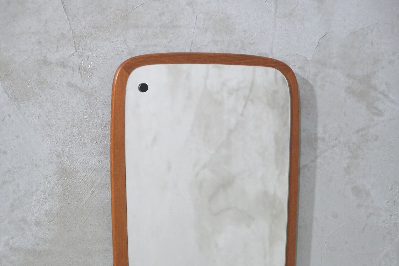 Danish teak mirror, 1960s