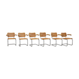 Set of 6 armchairs B64 by Marcel Breuer