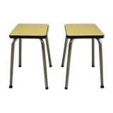 Set of 2 stools in Formica