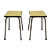 Set of 2 stools in Formica