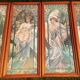Alphonse Mucha "Les heures du jour" 1. Édition, impression pigmentaire d'archive