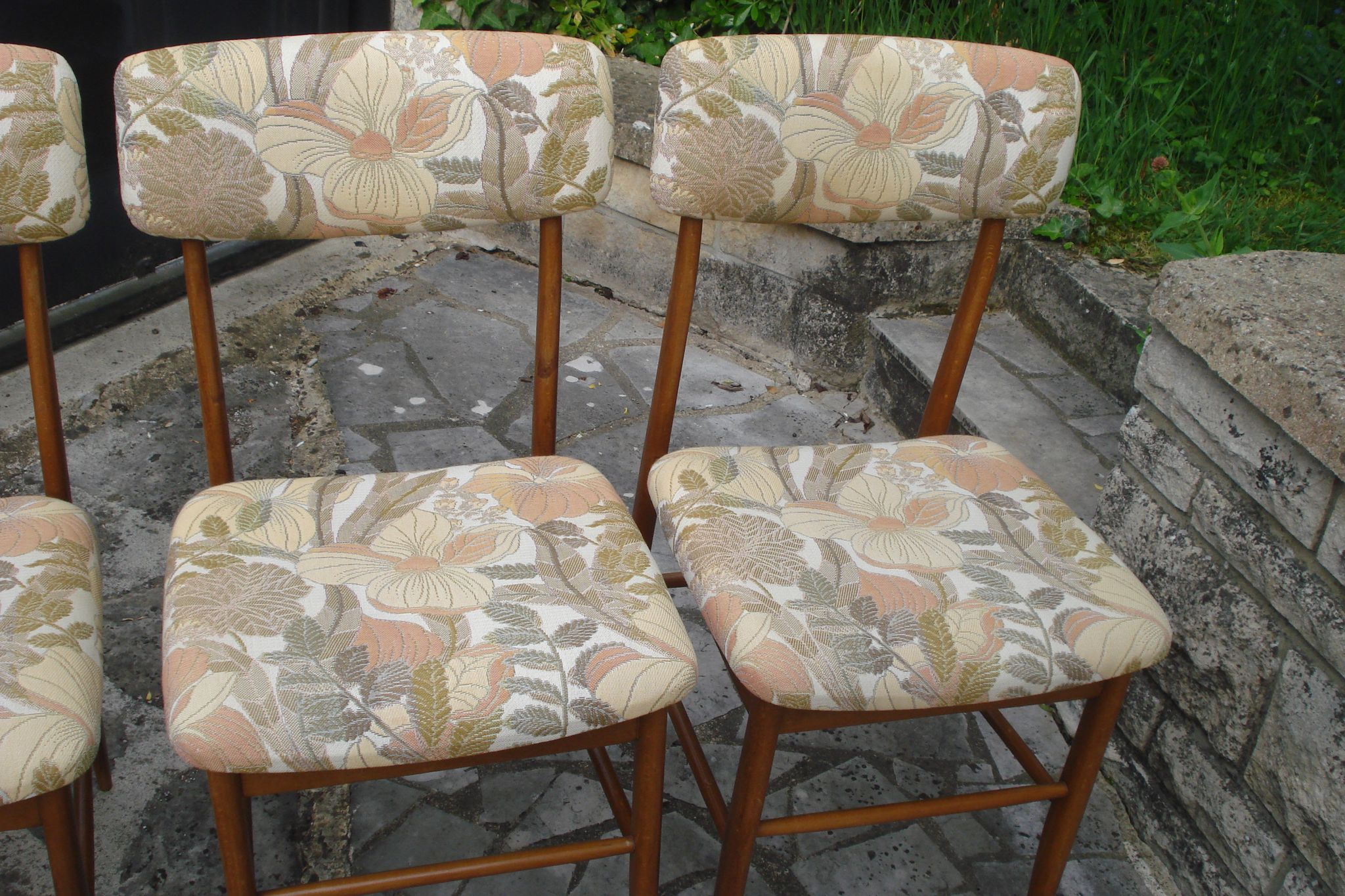4 Italian Consorzio Sedie Friuli chairs 1960