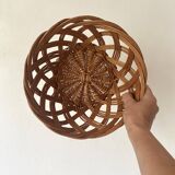 Vintage woven wicker baskets