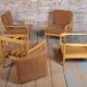 Mid-Century Armchairs attributed to Jitona Soběslav, Czech, 1960s, Set of 4