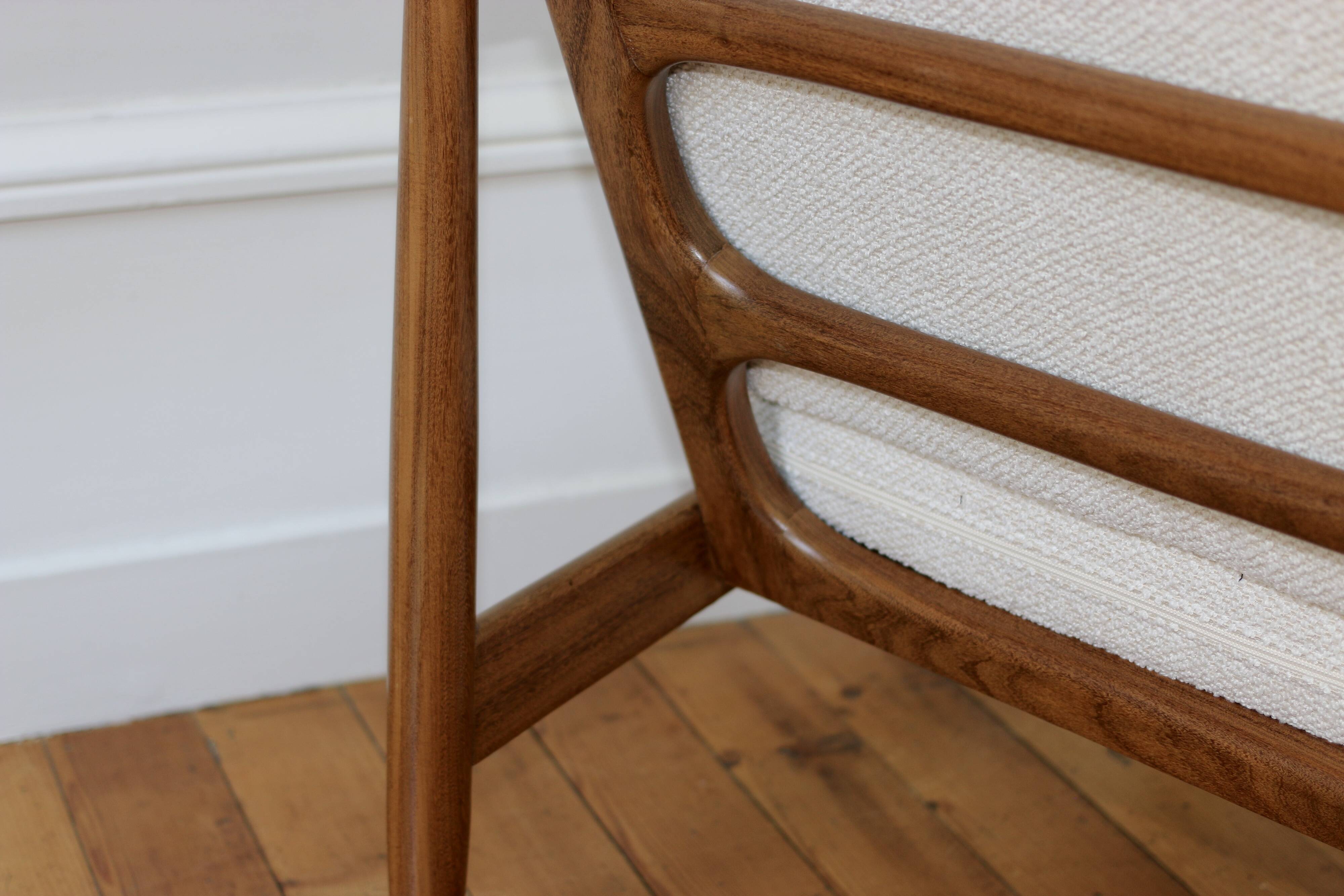 Vintage Scandinavian teak armchair Grete Jalk 1960