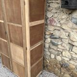 Oak cabinet attributed to René Gabriel