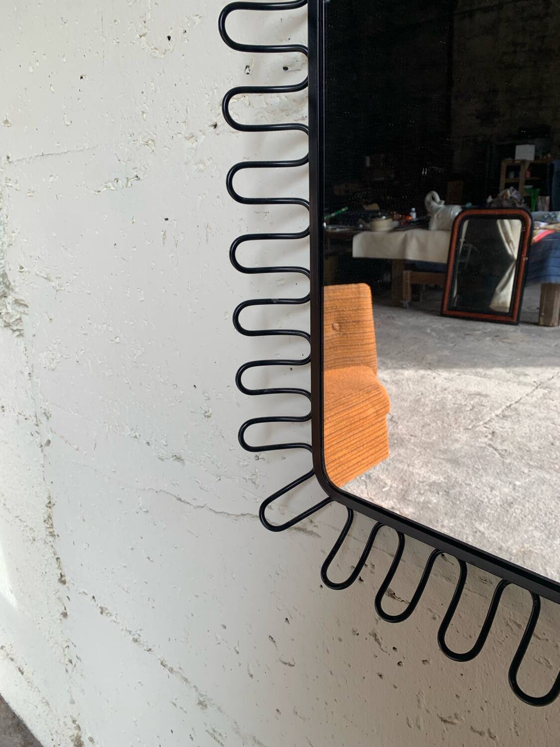 IKEA Mandal mirror from the 80s.