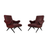 Italian leather armchair 1965