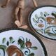 Set of 4 Argenteuil Boch plates 1966