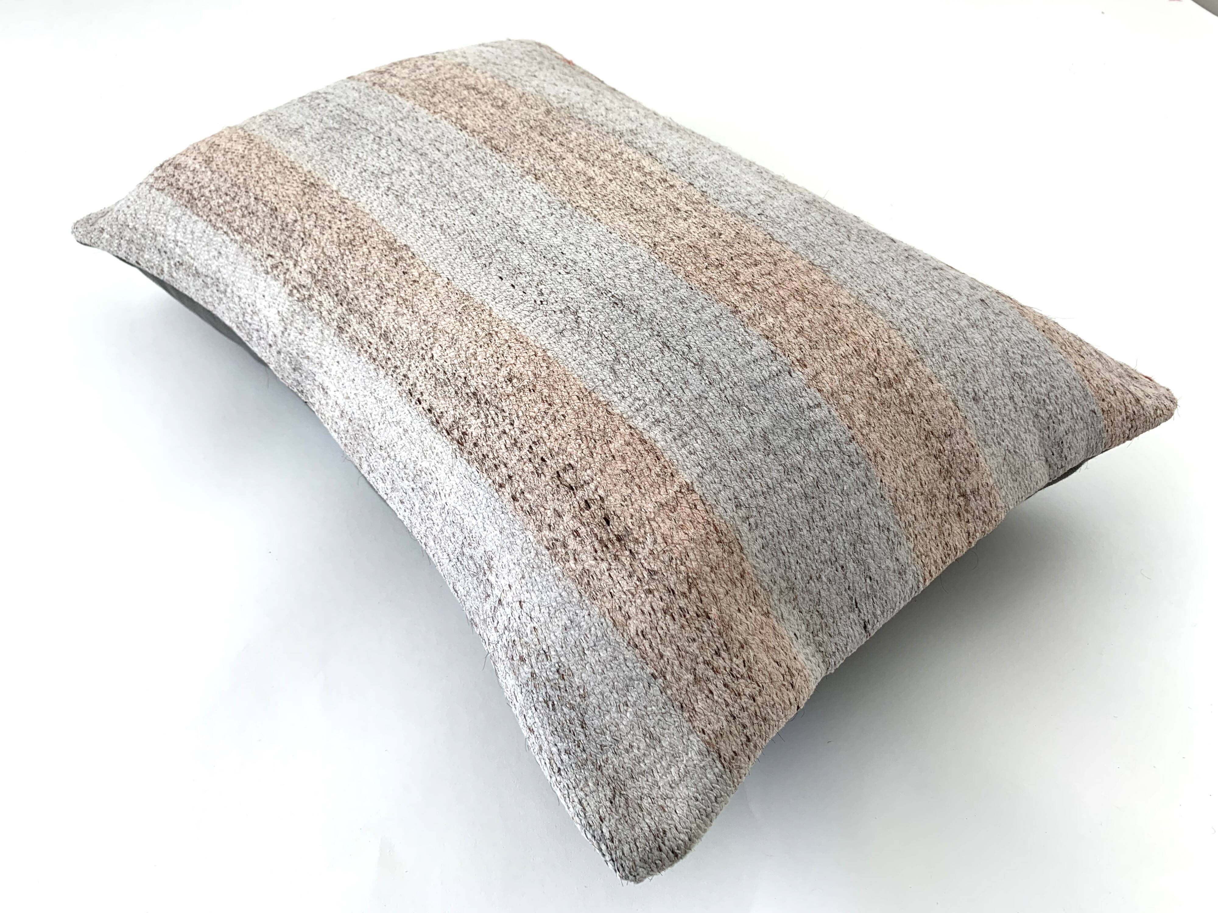 Vintage turkish handmade kilim cushion cover 40x60 cm