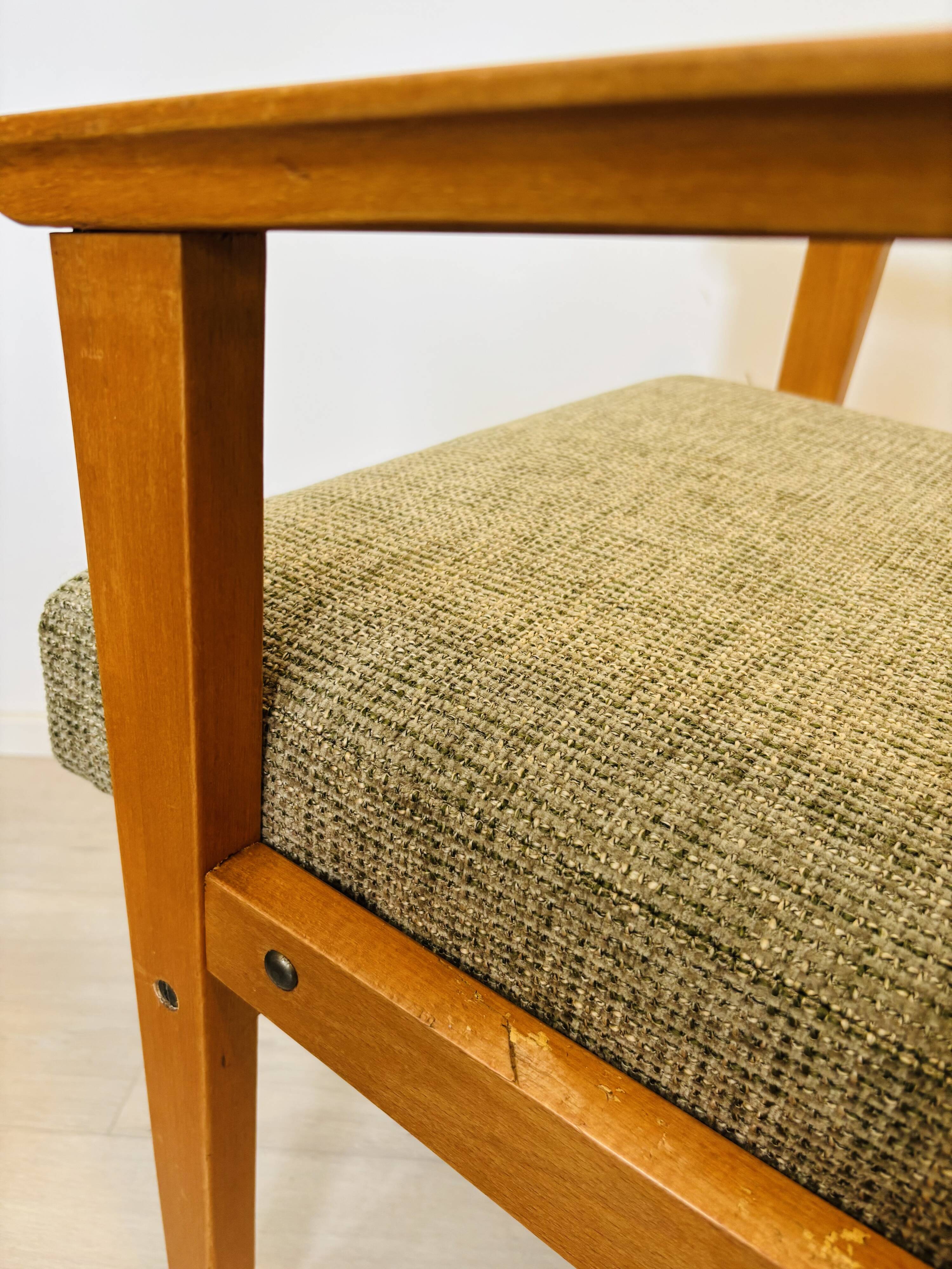 Mid-Century Lounge Armchair, Czechoslovakia 1960’s
