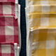 Lot de 18 serviettes de table Vichy