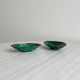 Mini bowls in malachite for jewellery or rings.