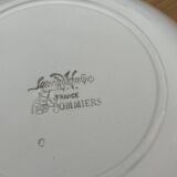 6 soup plates Les Pommiers Sarreguemines