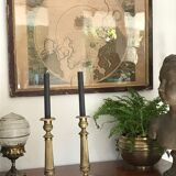 Pair of candle holders XIXeme