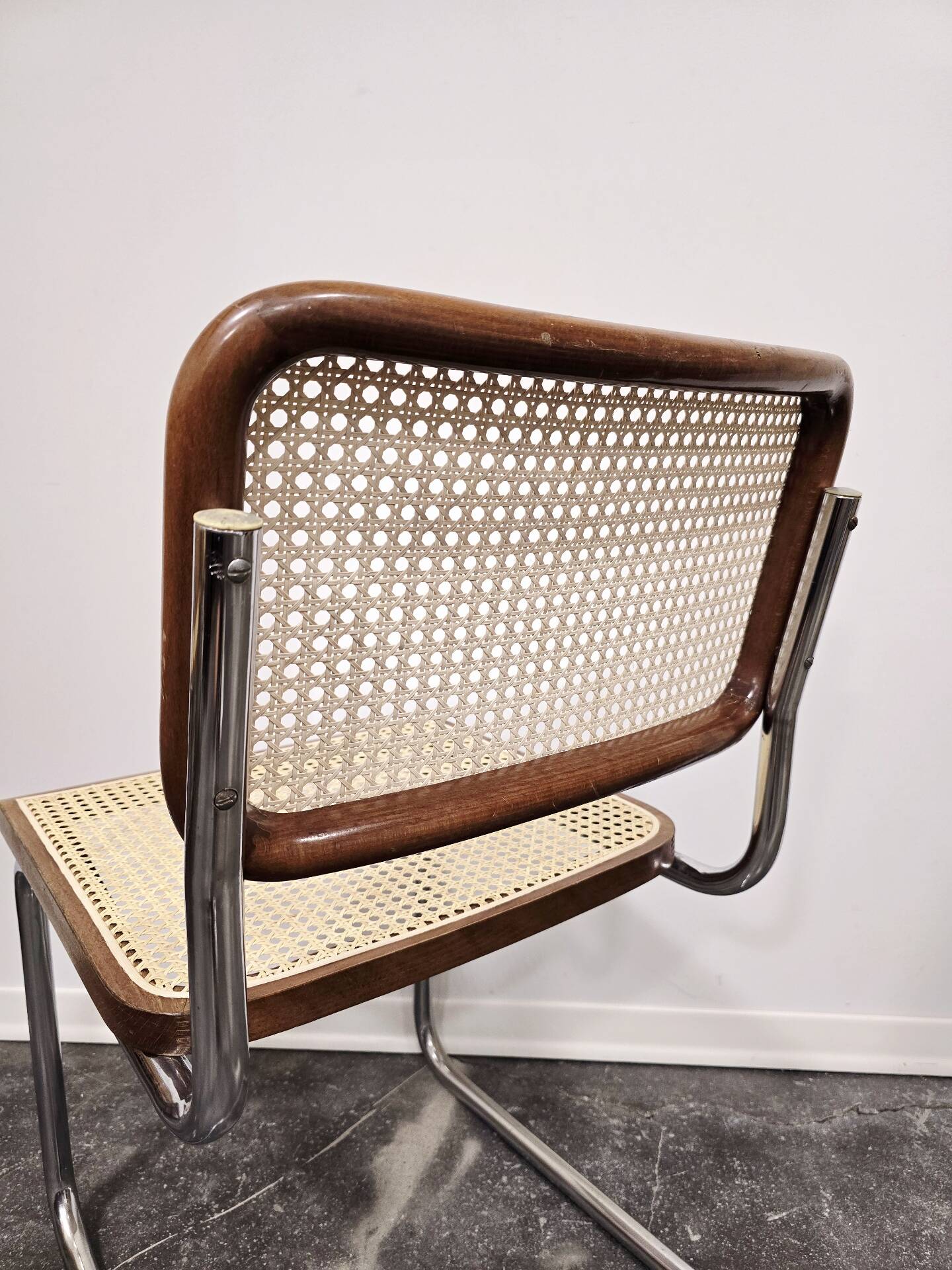 Chaise Cesca rénovée, années 90