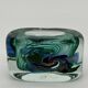 Murano vase in green signed by Robert Pierini.