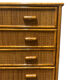 1970s rattan chest of drawers