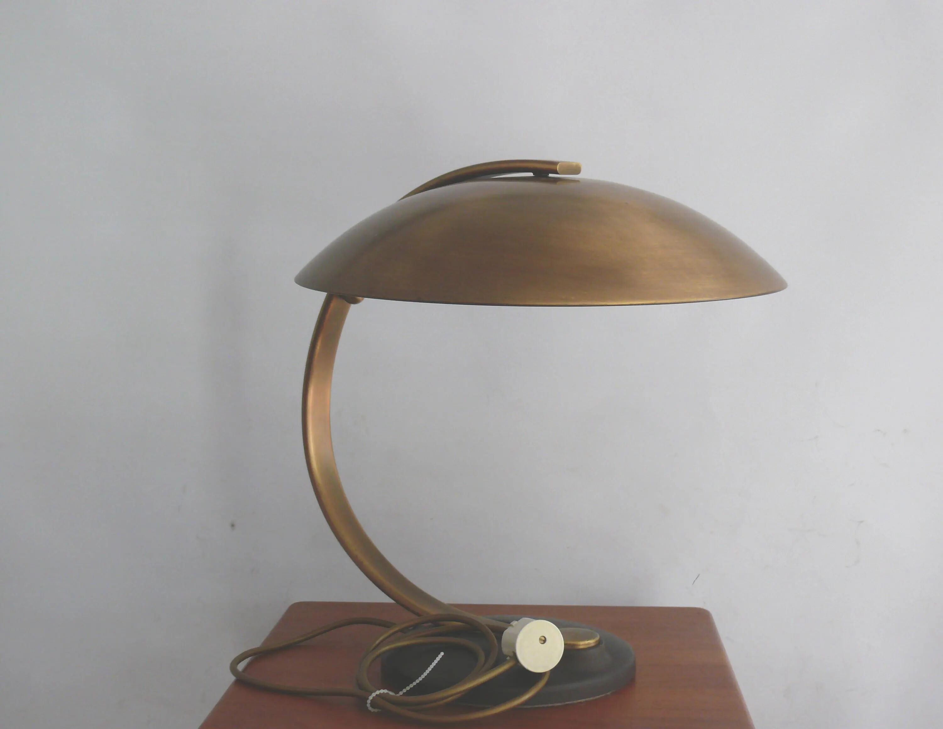 Lampe de table en laiton Modèle 7613, Hillebrand, années 1960
